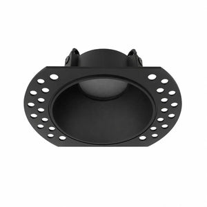 Trimless recessed spotlight | Black | Deepened | GU10 fitting | IP65 | ø 83mm Livolo Netherlands