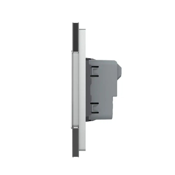 Livolo | Grijs | SR+SR+SR | Wandcontactdoos | Zonder randaarde Livolo Nederland B.V.