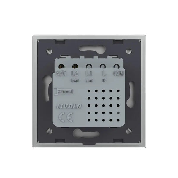 Livolo | Grijs | SR | USB + USB type C oplader Livolo Nederland B.V.