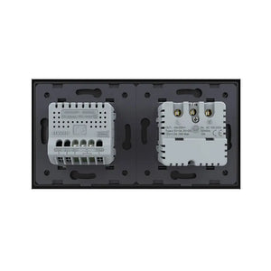 Livolo | Zwart | SR+1 | Aan/Uit | Wandcontactdoos + USB-C Oplader | Schakelaar Livolo Nederland B.V.