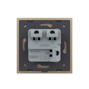 Livolo | Goud | SR | Wandcontactdoos | Zonder randaarde Livolo Nederland B.V.