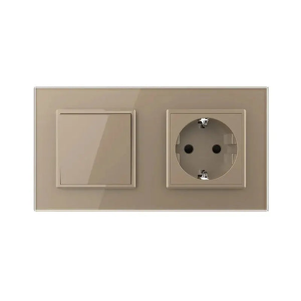 Livolo | Goud | SR+SR | Aan/Uit | Wipschakelaar | Wandcontactdoos Livolo Nederland B.V.