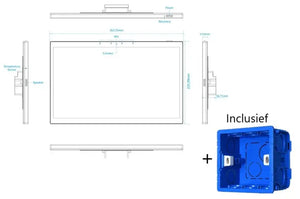 Livolo | Touchscreen | Inbouw Tablet | Android | 15,6" inch | Zwart | Smart Home Livolo Nederland B.V.