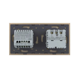 Livolo | Goud | SR+1 | Aan/Uit | Wandcontactdoos + USB-C Oplader | Schakelaar Livolo Nederland B.V.