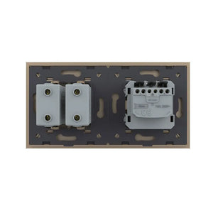 Livolo | Goud | SR+SR | Wandcontactdoos | USB + USB oplader Livolo Nederland B.V.