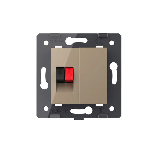 Livolo | Goud | SR | Audio insteek | Blindplaat Livolo Nederland B.V.