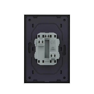 Livolo | Zwart | Dubbel Wandcontactdoos | 1 inbouwdoos Livolo Nederland B.V.