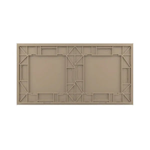 Livolo | Goud | 0+0 | Glasplaat | Blindplaat Livolo Nederland B.V.