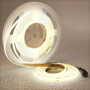 5 Meter | COB | Ledstrip | Helder wit | 10mm | Dimbaar | 24V- Female connector | IP67 Livolo Nederland B.V.