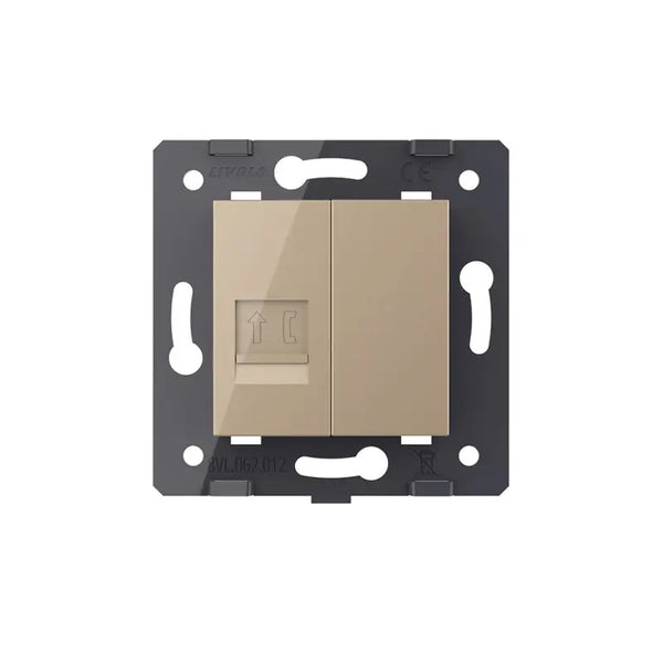 Livolo | Goud | SR | Telefoon | Blindplaat Livolo Nederland B.V.