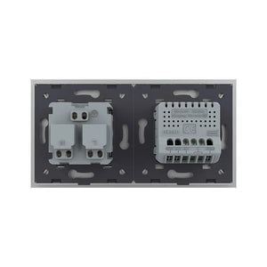 Livolo | Grijs | 1+SR | Aan/Uit | Schakelaar | Wandcontactdoos | France Livolo Nederland B.V.