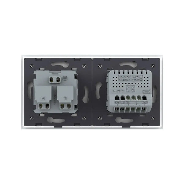 Livolo | Wit | 1+SR | Aan/Uit | Schakelaar | Wandcontactdoos | France Livolo Nederland B.V.