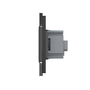 Livolo | Zwart | 1+SR | Aan/Uit | Schakelaar | Wandcontactdoos | France Livolo Nederland B.V.